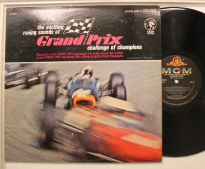 Phil Hill Lp The Exciting Racing Sounds Of The Grand Prix On Mgm - Nm / Vg+ To V