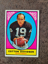 1967 Topps Football Cotton Davidson #107 - Oakland Raiders
