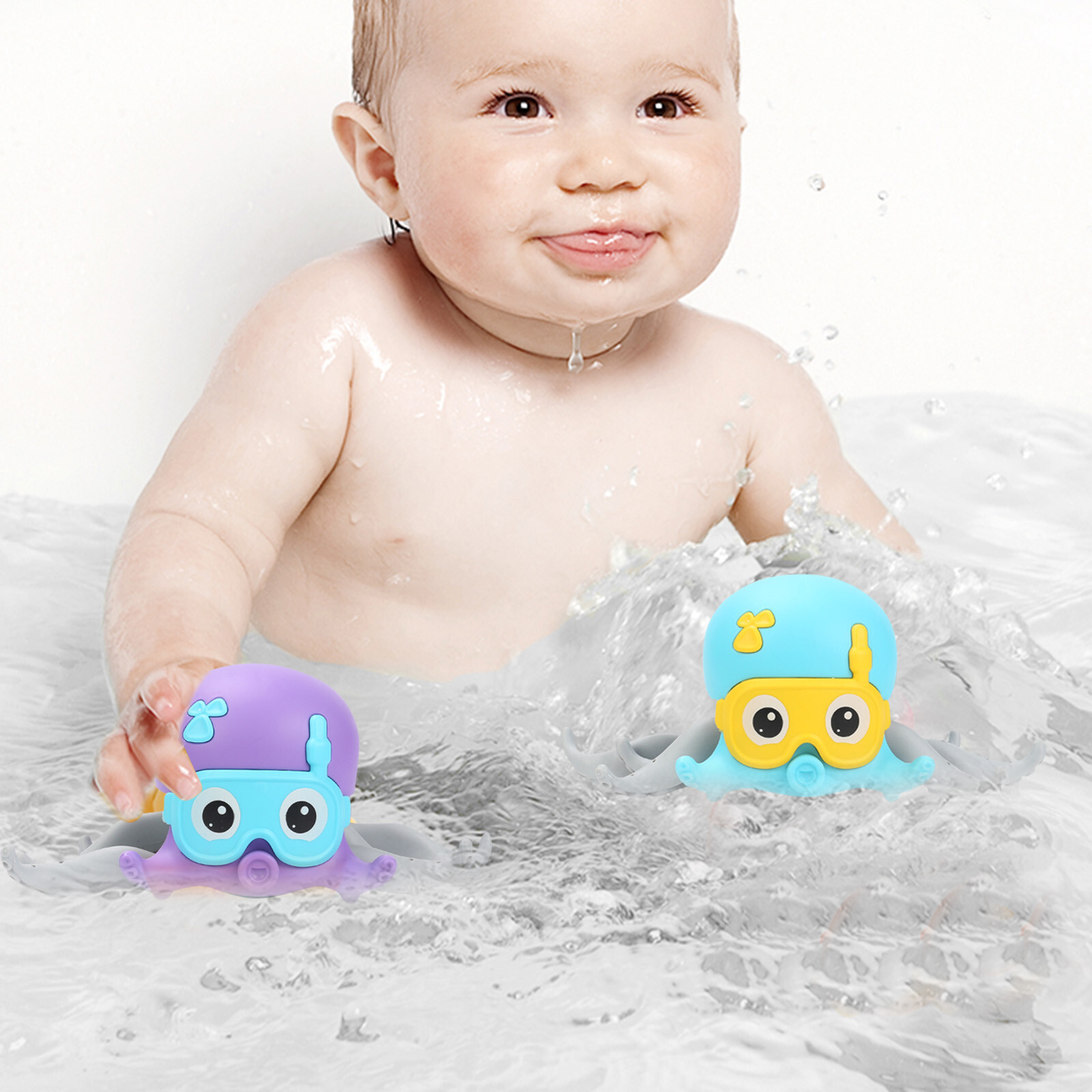 2PCS Can Be Used For Both Land And Water Pull Bathroom Bathing Water Toys - Picture 4 of 5