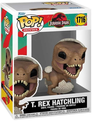 T. Rex Hatchling #1716 Jurassic Park Funko Pop! with protector
