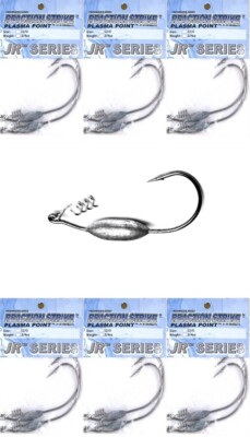 (6) Packs Reaction Strike 3/4 Oz Jr Series Weighted Swim Bait 12/0 Fish Hook New