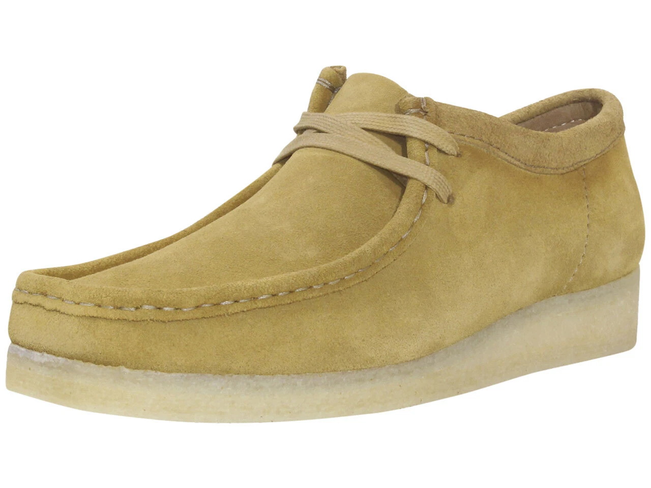 Scarpe Oxford Clarks Originals da uomo Wallabee scamosciate muschio di quercia