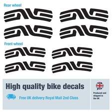 ENVE 35mm 42mm curved wheel decals free bike protection 24 pack - 20 colours