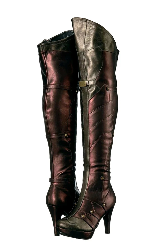 NUEVO EN CAJA Zapatos Ellie Bota Maravilla 414 “Mujer Maravilla” Disfraz Botas Talla 8 Foto 2 de 4