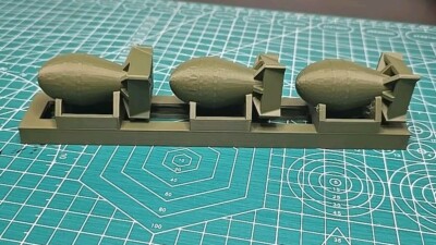 S Scale 1/64 Atomic Bomb Nuke Load For Flat Cars / Gondolas Free Shipping 