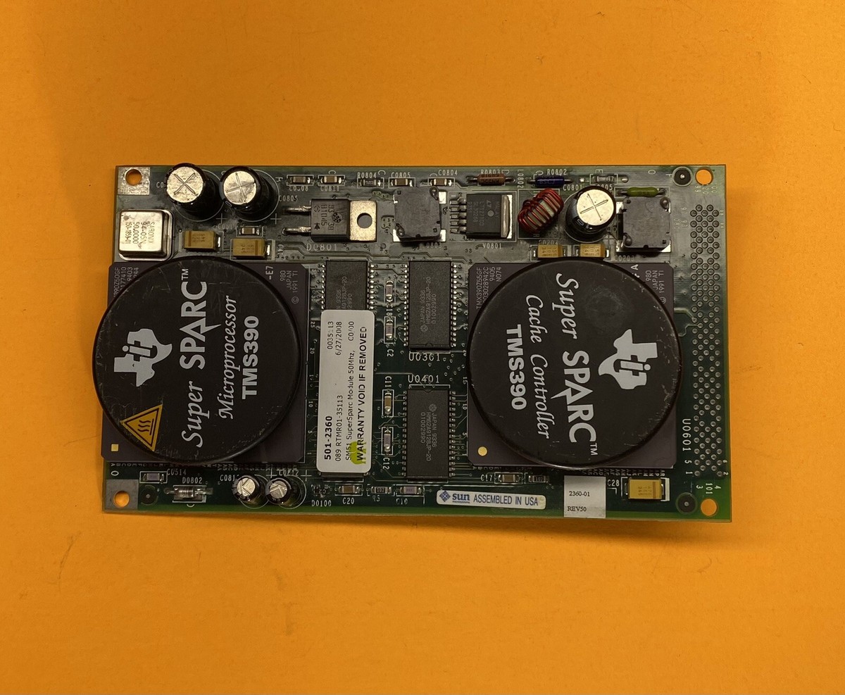 スクール Sun 501-2360 SM51 50MHz SuperSPARC CPU Module X1166A