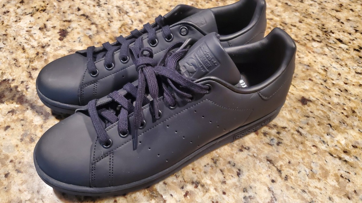 ☆大人気☆adidas Originals Stan Smith Core Black / Carbon Adidas Men Stan Smith Shoes Core Black / Core Black / Sz