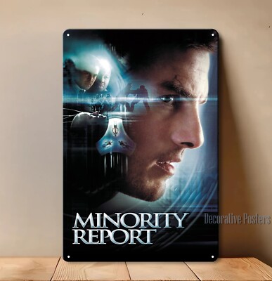 Minority Report Movie Metal Poster Tin Sign -  Plate (Size 20x30cm, 8''x12'')