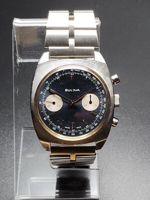 Vintage Bulova Deep Sea 666 Chronograph, Valjoux cal. 7733 with extra strap