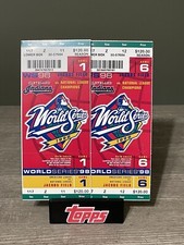 Phantom Misprint - 1998 Cleveland Indians World Series Tickets Unused Lot 2