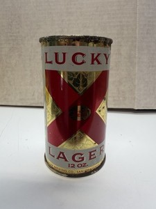 Lucky Lager 12 Ounce Flat Top Air Can ￼