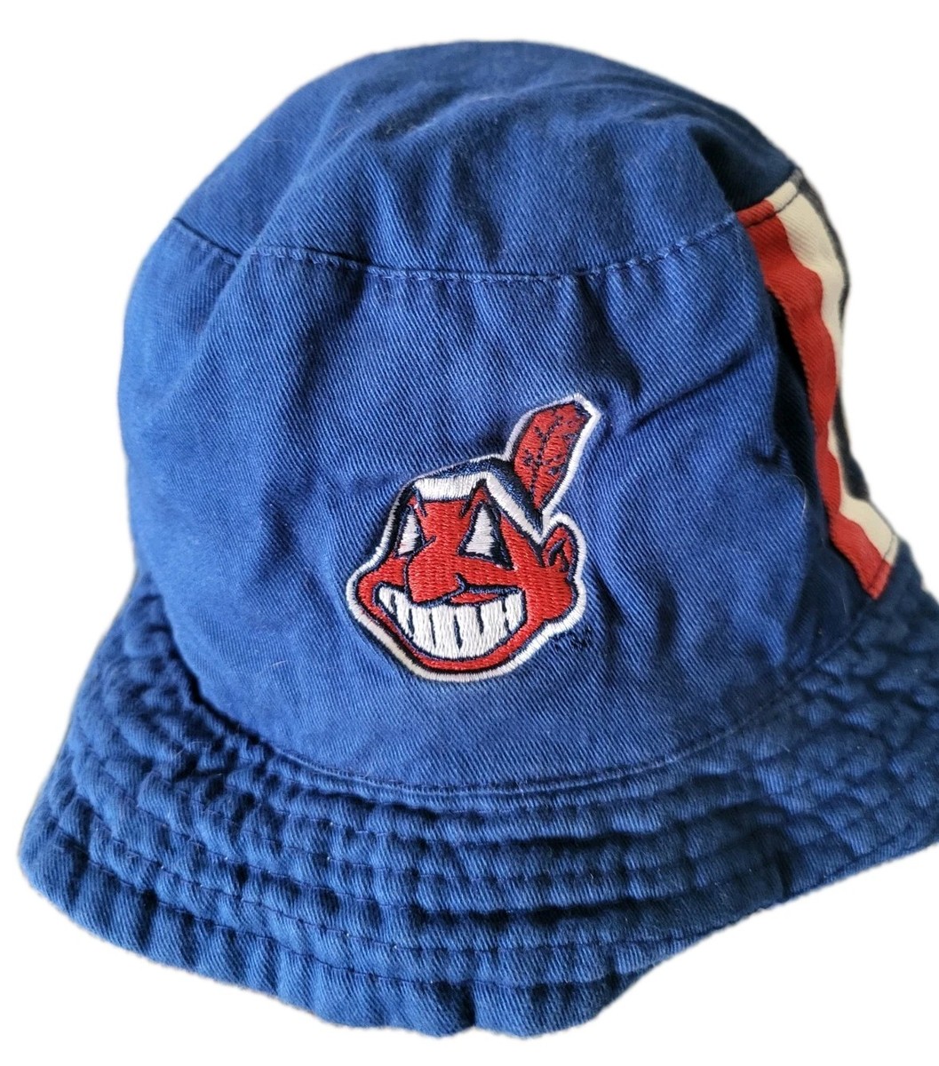 Cleveland Indians Chief Wahoo Size Small Reversible Bucket Hat