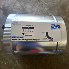 EWC Controls 10" Round Ultra-Zone CLBD Metal Bypass Damper (10"CLBD)