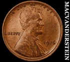 1916 Lincoln Wheat Cent - Scarce  High Grade  Lustrous  No Reserve  #J8468