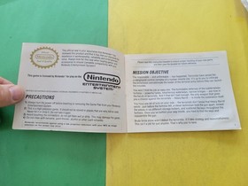 Heavy Barrel Nintendo NES Instruction Manual Only