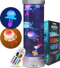 Lamp Fake Fish Jelly Fish Tank Aquarium Lava Lamp Night Light Room Decor Home