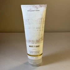 Bath & Body Works WHITE T-SHIRT Body Cream 8 oz Retired RARE Discontinued