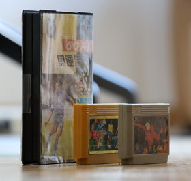 TCL J-League Soccer, 6-in-1 Famicom Famiclone Dendy China Football cartridge NES