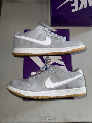 Nike SB Dunk Low Pro ISO Wolf Grey Gum 11.5 Rare Vtg Japan Box Logo Air Max 1 95