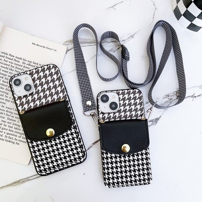 For iPhone Samsung Classic Fashion Card Wallet Case Women Girl Purse Phone Cover