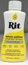Rit Lemon Yellow All Purpose Dye, 8 oz.