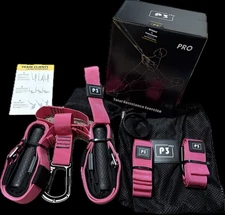 (P3) Pro suspension straps, bodyweight training straps, indoor/outdoor training