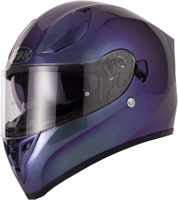 Vcan H128 Integralhelm Motorrad Motorrad Doppelvisierhelm - Farbverlauf lila/blau