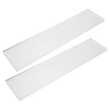 2 Pcs Medicine Cabinet Replacement Rack Clear Bathroom Shelves Floating Shelf