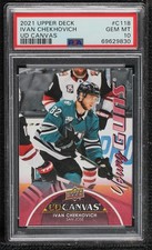 2021 Upper Deck Series 1 UD Canvas Young Guns Ivan Chekhovich PSA 10 GEM MT 0h2x