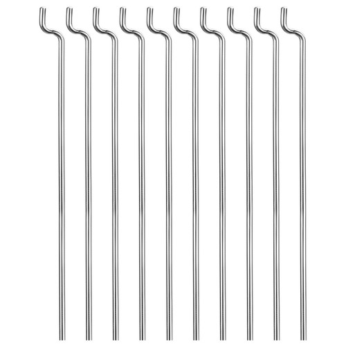 sourcing map 1mm x 180mm (7 Pouce) Acier Z Tirer/Pousser Tiges Pièces pour RC Avion Plane Bateau Rechange Paquet de 10