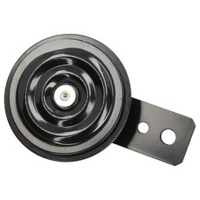 Premium Motorcycle Horn Black 12 Volt 70mm Metal