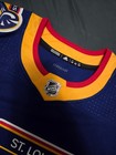 Authentic Adidas St. Louis Blues throwback alternate retro NHL  jersey - size 50 — photo 3