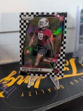 2024 Panini Prizm - Rookies Marvin Harrison Jr. #375 Black & White Checker Prizm