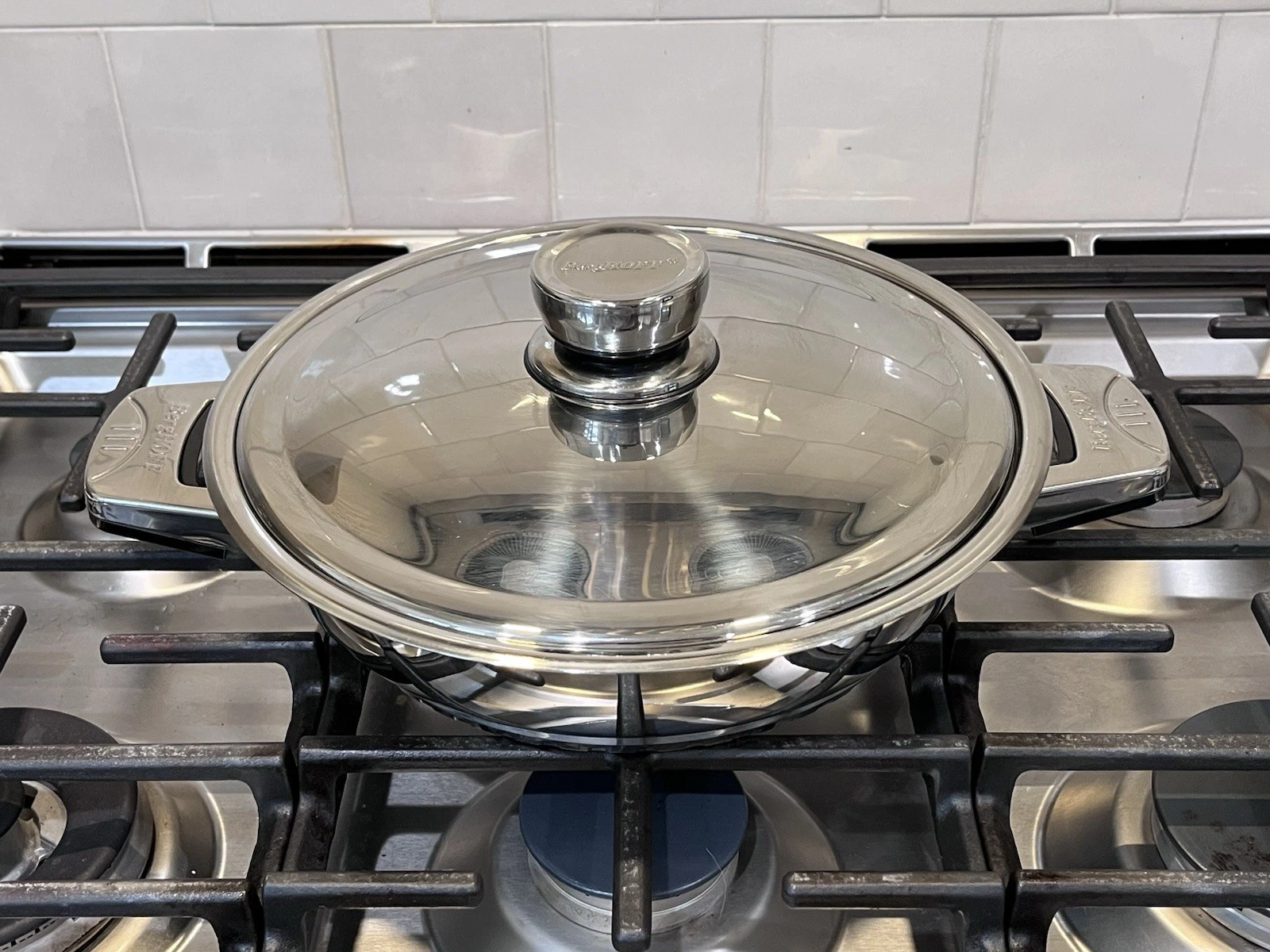 BergHOFF 18/10 Edestahl Stainless Steel Copper Core 2.5 Quart Pan/Lid Induction