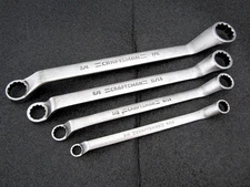 Vintage Craftsman 4pc Offset Box End Wrench Set 3/8" to 7/8" Made in USA