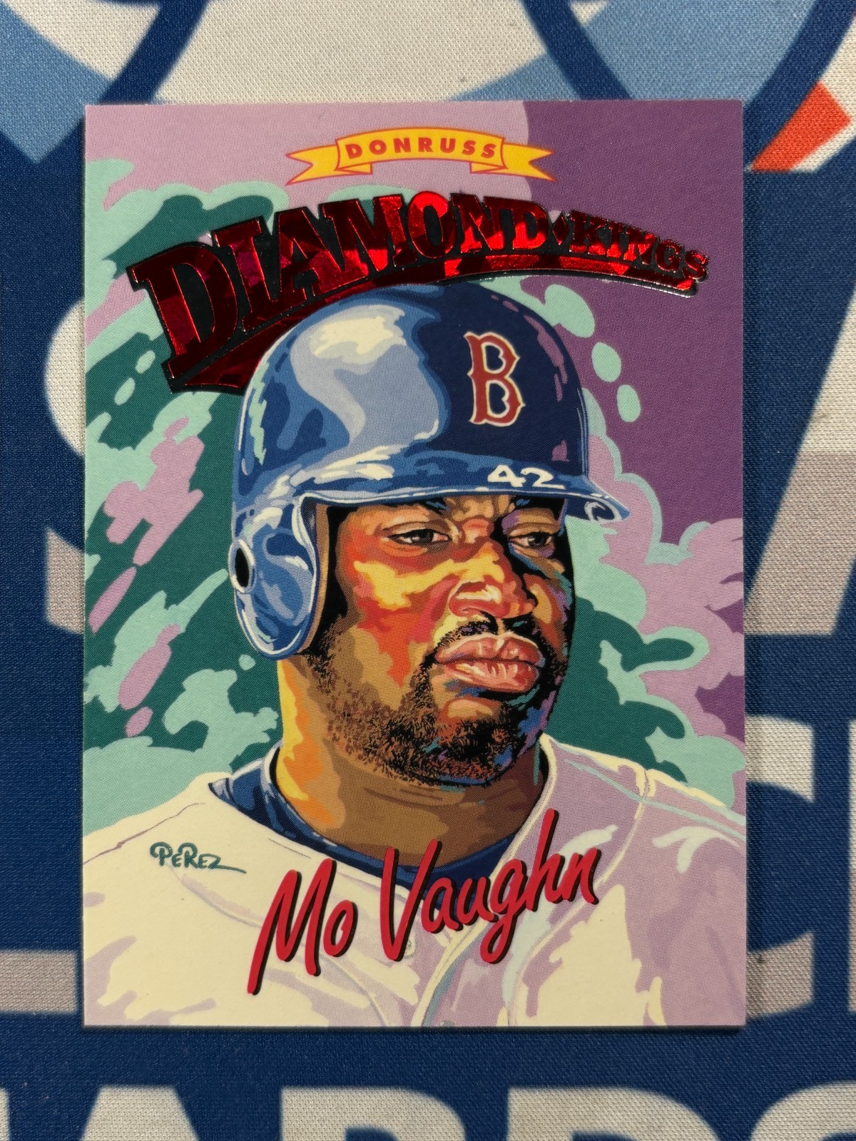1994 Donruss Diamond Kings Mo Vaughn #DK-2