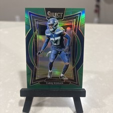 2024 Panini Select Concourse Tariq Woolen #95 Green Prizm /5