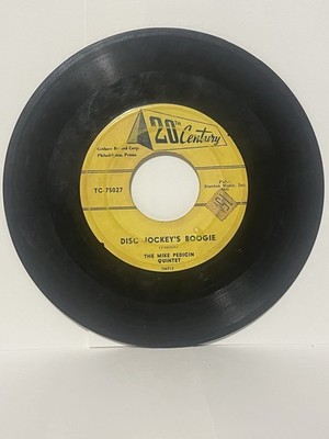 Mike Pedicin Quintet Disc Jockey's Boogie / Shake a Hand! 45 20th Century Record