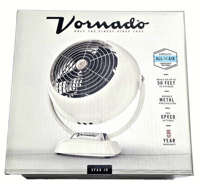 Vornado VFAN Jr. vintage style air circulator fan Moves Air 50ft