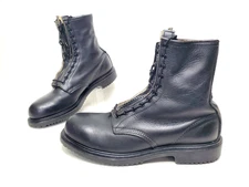 Red Wing 4473 7" Firefighter Safety Toe Boots Men's 10.5 D w/ Removable Zipper