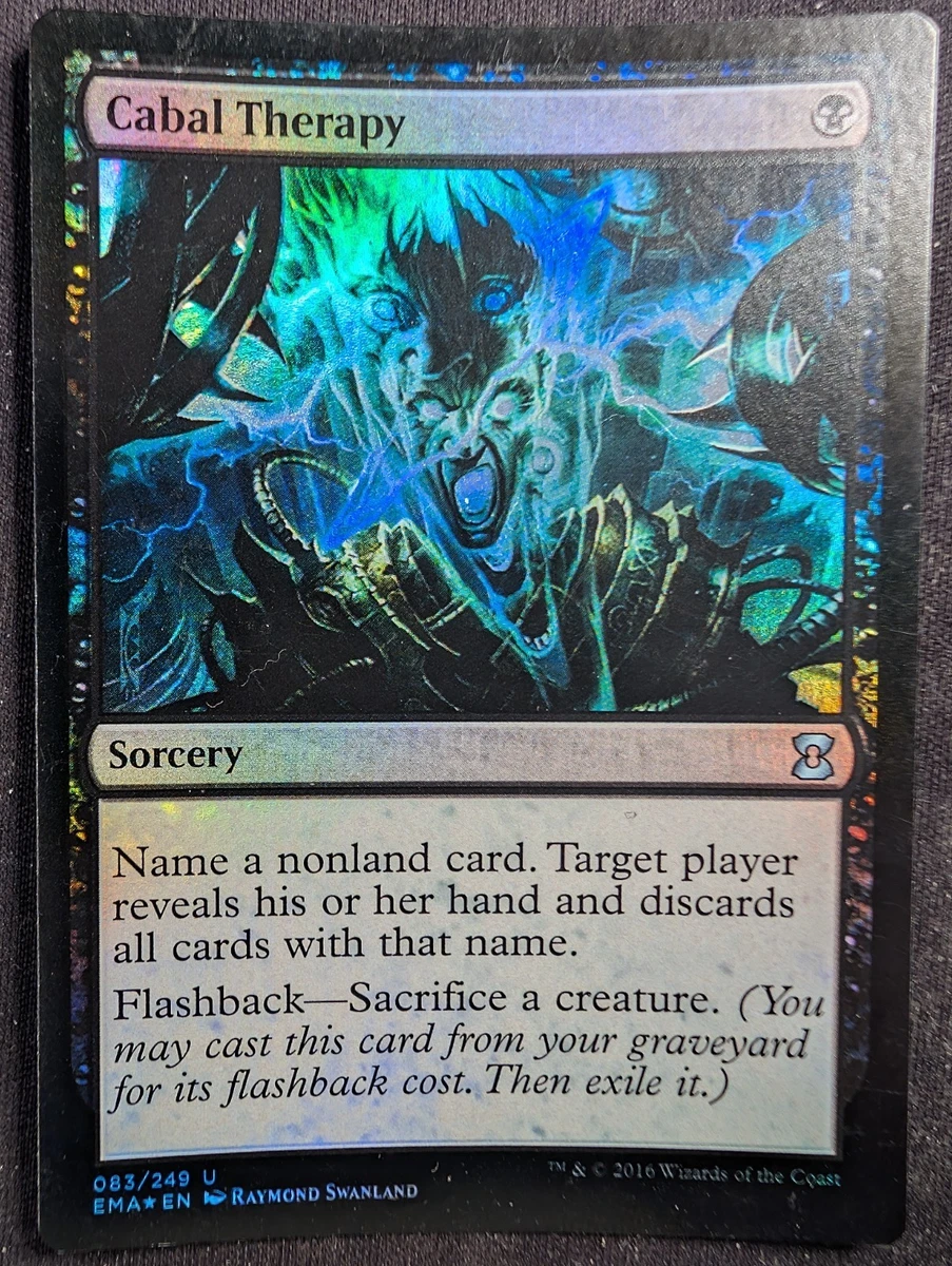 Cabal Therapy Magic: The Gathering Individual Trading Card Games
