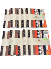Lot Of 10 Paper Pads Scrapbook 6” X 6” Paper Autumn Fall 18 Sheets In Each Pad