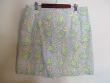 Vineyard Vines FAB Fish Coral Print Skirt Lined in Multi Colors Size 6