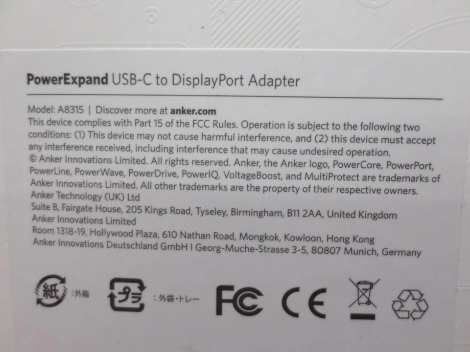 Anker USB C to DisplayPort Adapter for Home Office (4K@60Hz) - Image 2 of 4