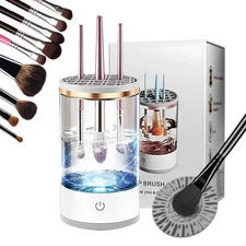 Makeup Brush Cleaner Machine, Upgraded Portable Electric Makeup Brush Cleaner Ma