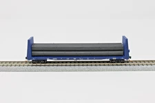 N Scale Micro-Trains 05400110 61' Bulkhead Flat Car w/ Pipe Load Montana Rail