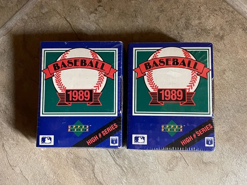 1989 Upper Deck Baseball High Number Series - Sealed/Unopened Box (x2)