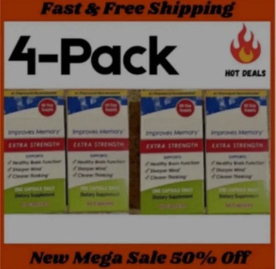4 Pack Capsules   240 Count   20mg   New   Free Shipping   Ships From USA
