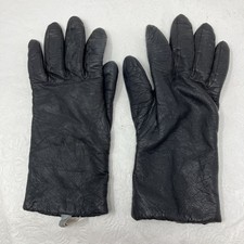Soft Black Leather Gloves CASHMERE lined Women s Sz 7 Vintage Philippines