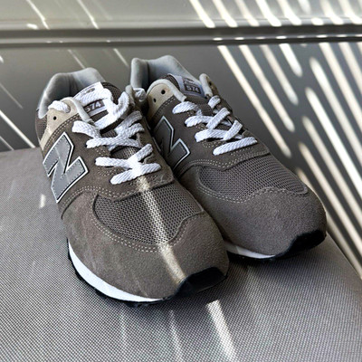 New Balance 574 Men's US 6 Gray Low Top Lace Up Sneakers Rubber Sole GC574EVG